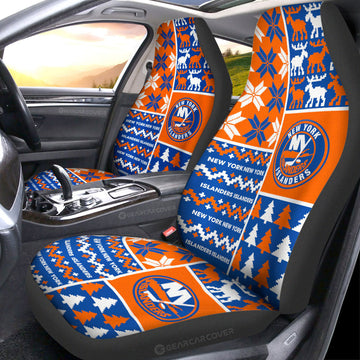 New York Islanders Car Seat Covers Custom Ugly Style Car Accessories