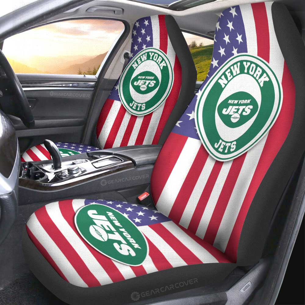 New York Jets Car Seat Covers Custom Car Decor Accessories