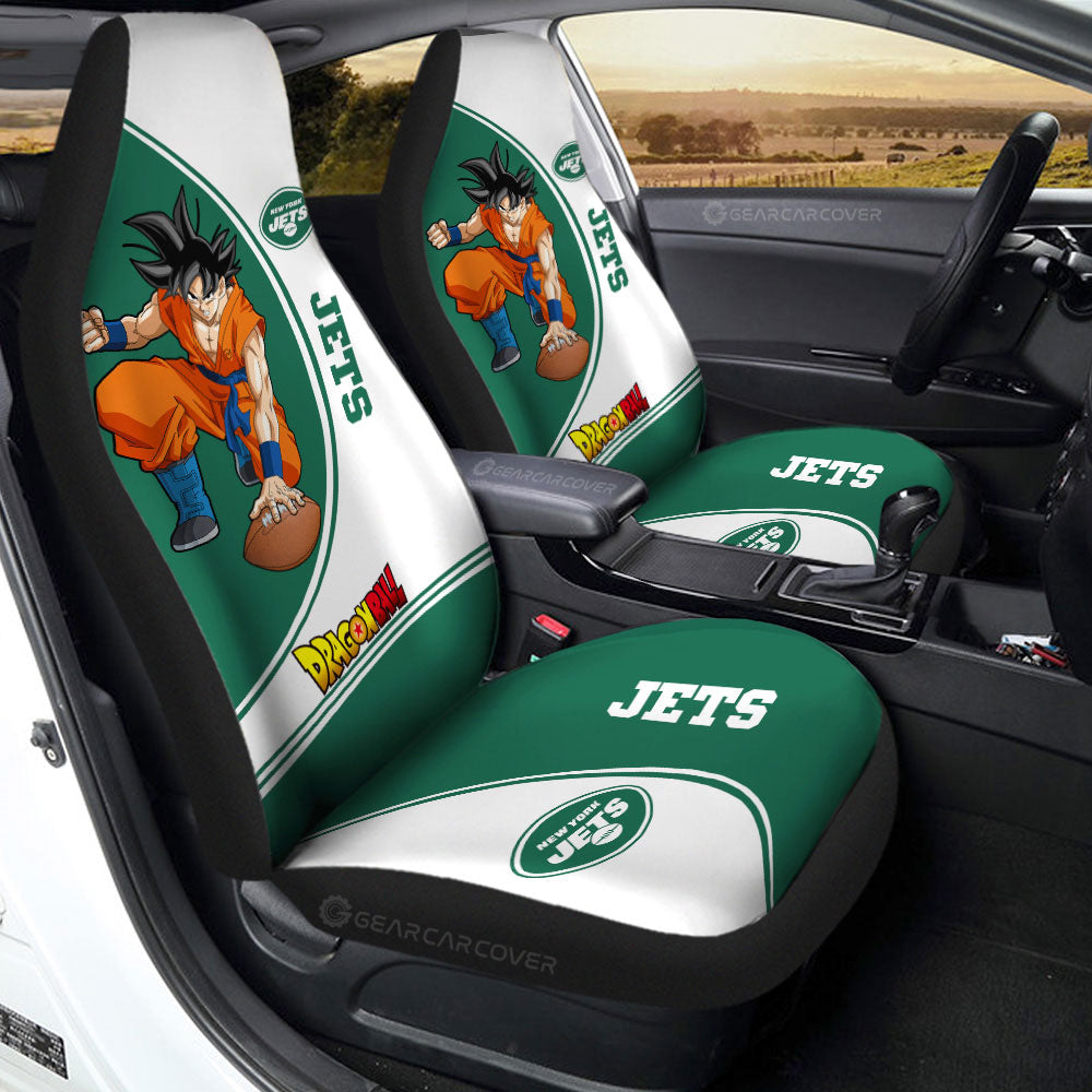 New York Jets Car Seat Covers Goku Car Accessories For Fans