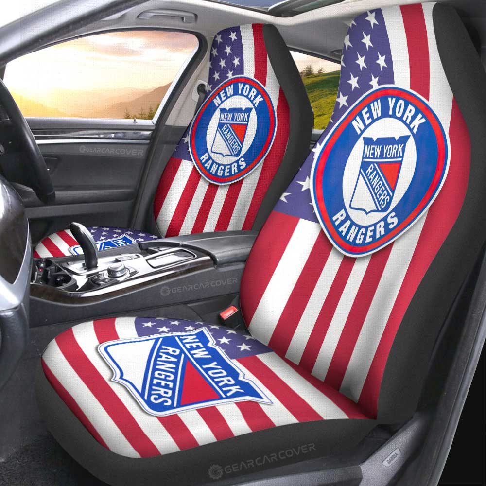New York Rangers Car Seat Covers Custom Car Accessories