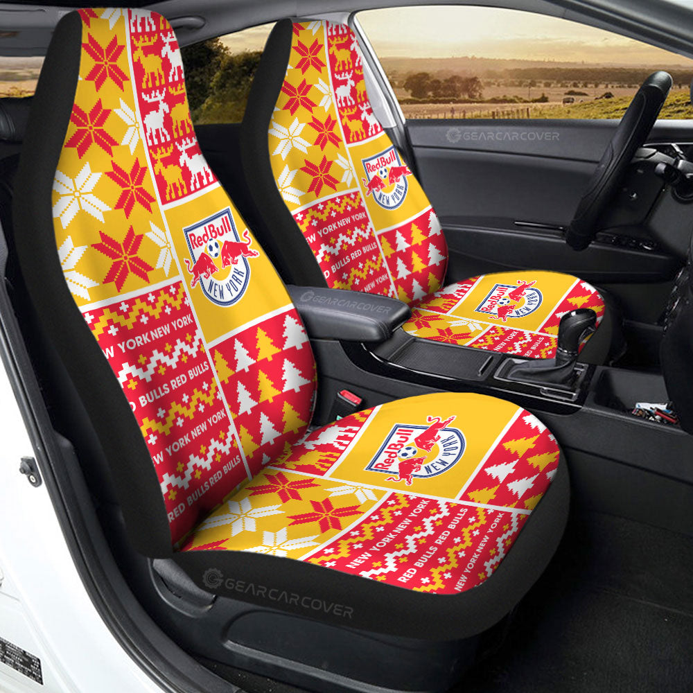 New York Red Bulls Car Seat Covers Custom Ugly Style Car Accessories