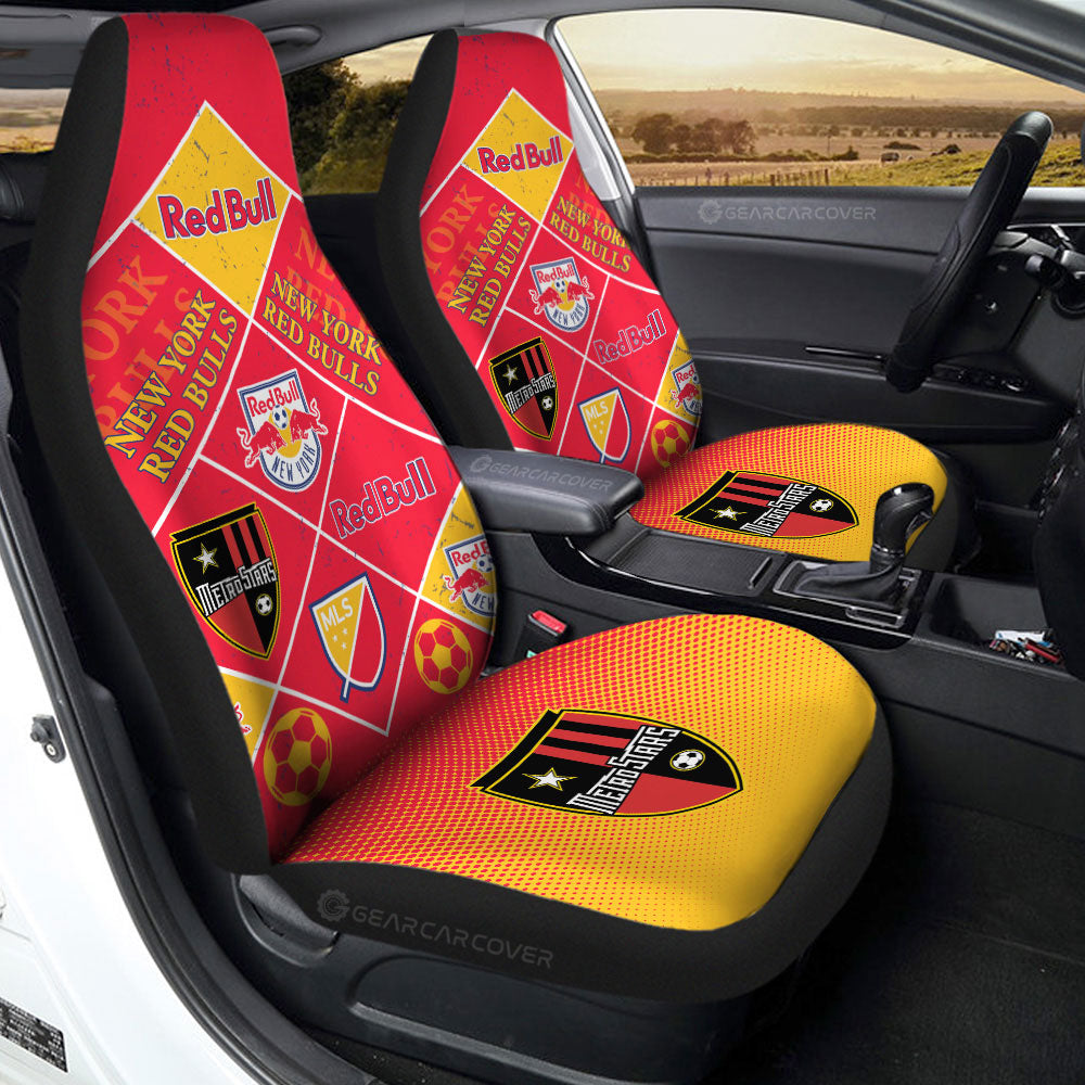 New York Red Bulls Car Seat Covers Sporty Team Collection