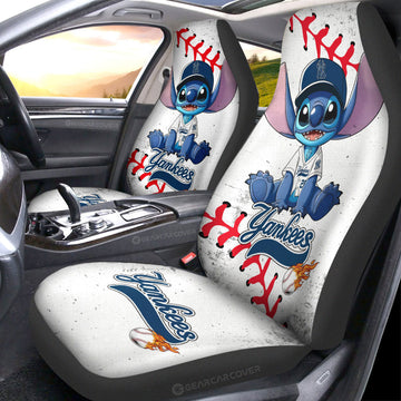New York Yankees Car Seat Covers Stitch Theme Collection