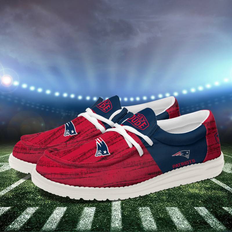 New England Patriots Personalized Hey Dude Shoes For Men And Women