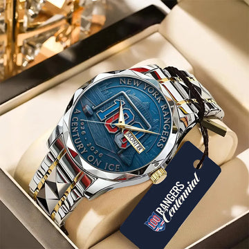 New York Rangers Alloy Luxury Quartz Watch – GNE4310