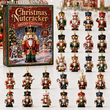 Nutcracker Advent Calendar 2026 24 Day Festive Countdown Acrylic Charms Blind Box Gift For Festive Collectors