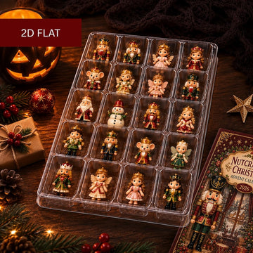 Nutcracker Christmas Advent Calendar 24 Day Countdown Holiday Countdown Gift Winter Decor Family Activity Gift 2026 Holiday Magic