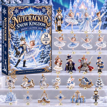Nutcracker Snow Kingdom Advent Calendar 2026 - 24-Day Countdown, Acrylic Charms