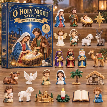 O Holy Night Advent Calendar 2026 - 24-Day Countdown, Acrylic Charms