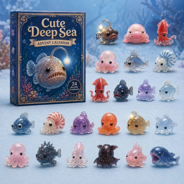 Ocean Cute Deep Sea Advent Calendar 2026 - 24-Day Countdown, Acrylic Charms Every Day Bring New Suprises