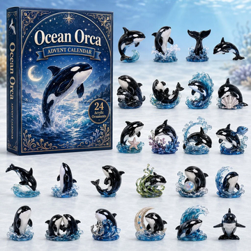 Ocean Orca Advent Calendar 2026 - 24-Day Countdown, Acrylic Charms Every Day Bring New Suprises