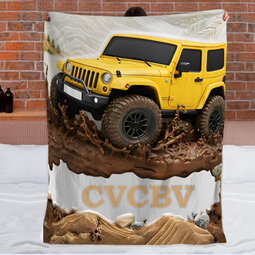Off-road Customized Blanket - Personalized Name - Gift For Off-road Lovers, Friends