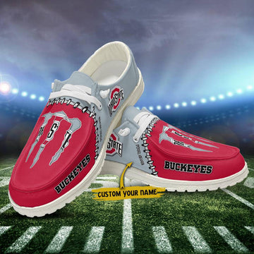 Ohio State Buckeyes Hey Dude Shoes, NCAA Shoes, Monster Energy Shoes For Sale - Ingenious Gifts Your Whole Family