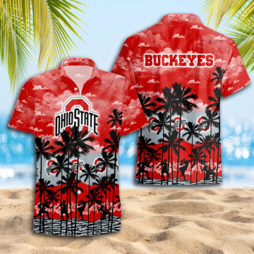 Ohio State Buckeyes Hawaiian Shirt Trending Summer.