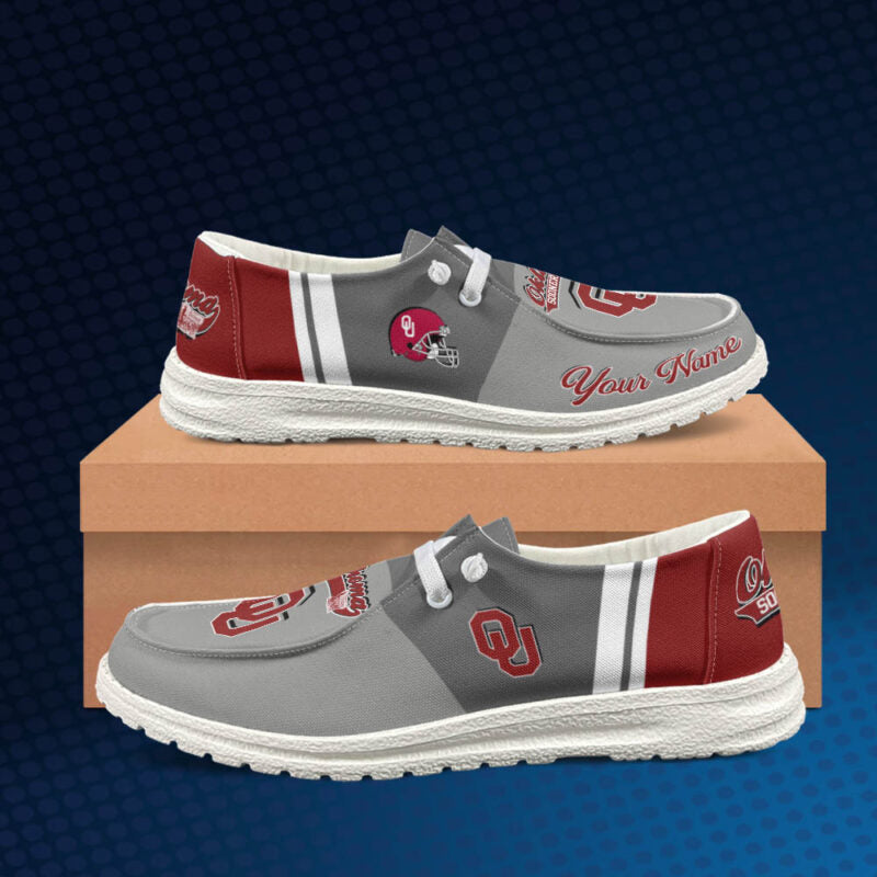 Oklahoma Sooners Hey Dude Shoes -NCAA Personalized - Ingenious Gifts Your Whole Family