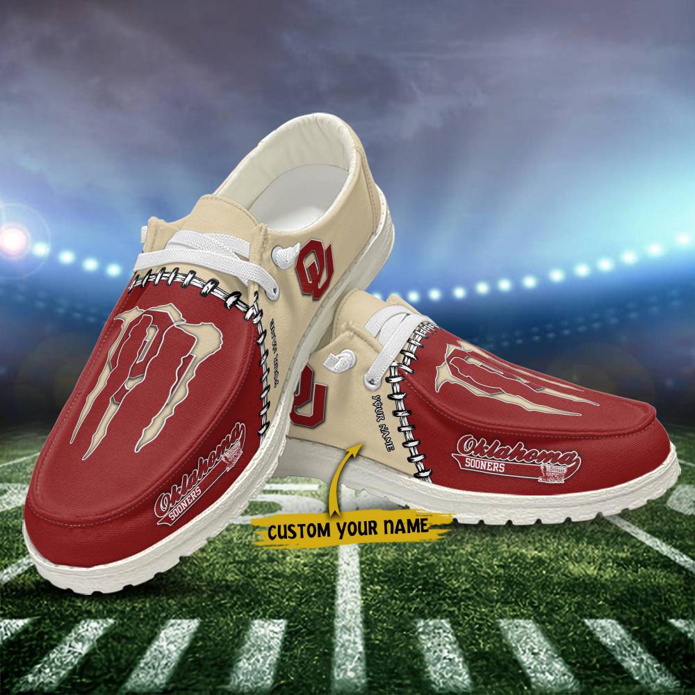 Oklahoma Sooners Hey Dude Shoes, NCAA Shoes, Monster Energy Shoes - Ingenious Gifts Your Whole Family