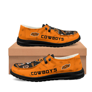Oklahoma State Cowboys Loafers - Inspired By Hey Dude Shoes Style