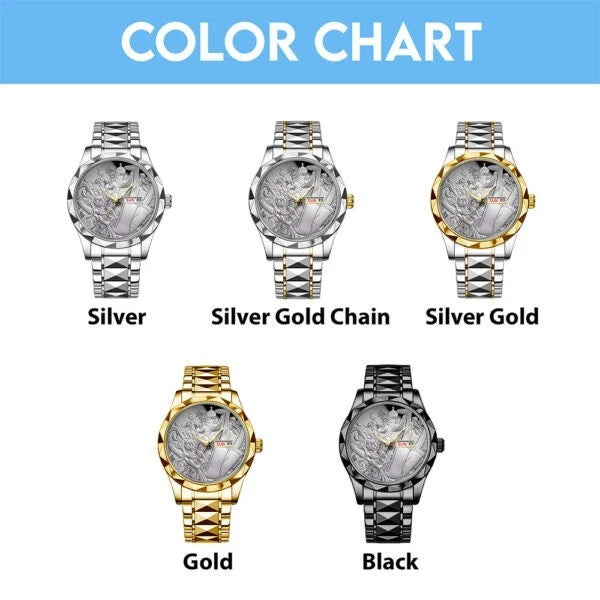 One Piece Alloy Luxury Quartz Watch