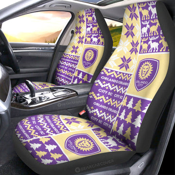 Orlando City SC Car Seat Covers Custom Ugly Style Car Accessories