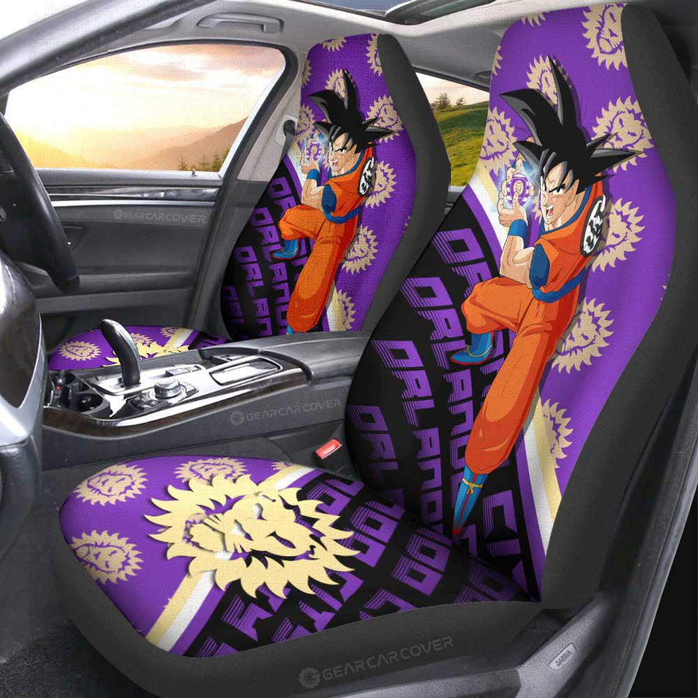 Orlando City SC Car Seat Covers Goku Car Accessories For Fans