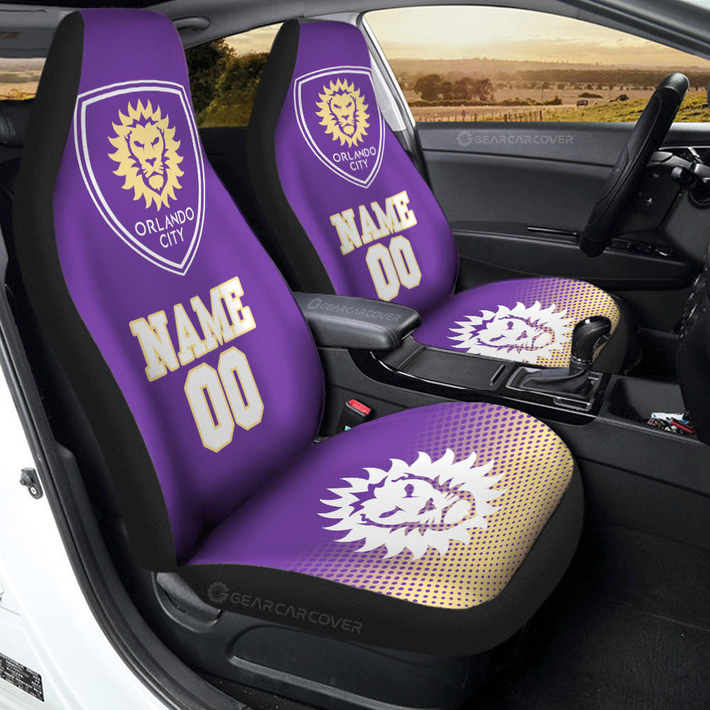 Orlando City SC Car Seat Covers Sporty Team Collection