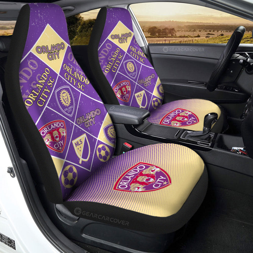 Orlando City SC Car Seat Covers Sporty Team Collection