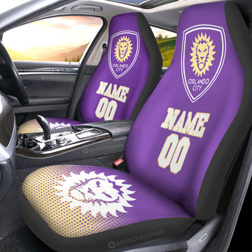 Orlando City SC Car Seat Covers Sporty Team Collection