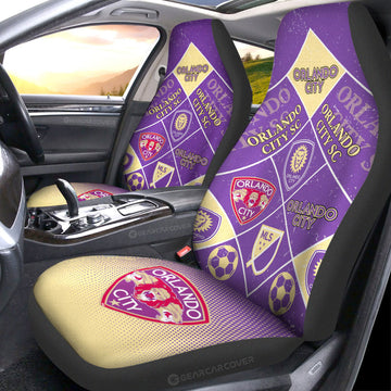 Orlando City SC Car Seat Covers Sporty Team Collection