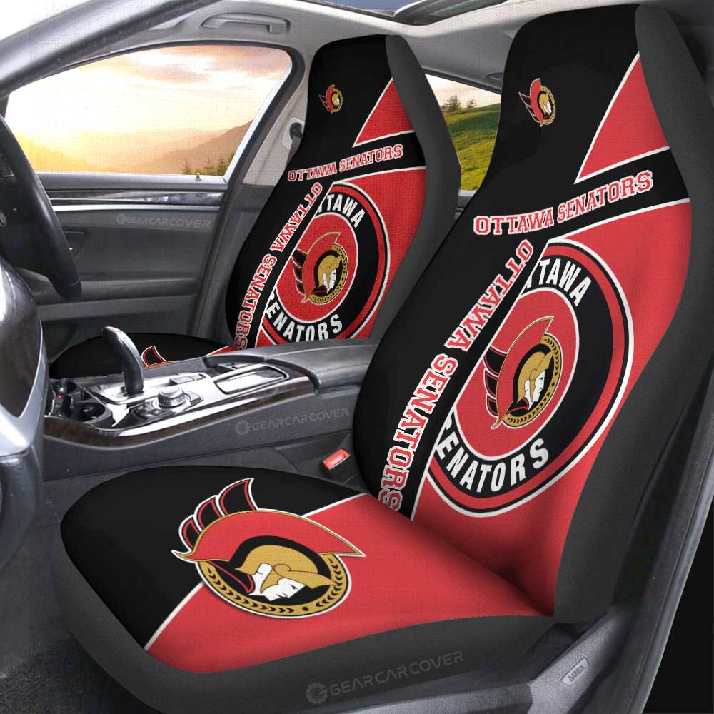 Ottawa Senators Car Seat Covers Custom Car Decorations For Fans