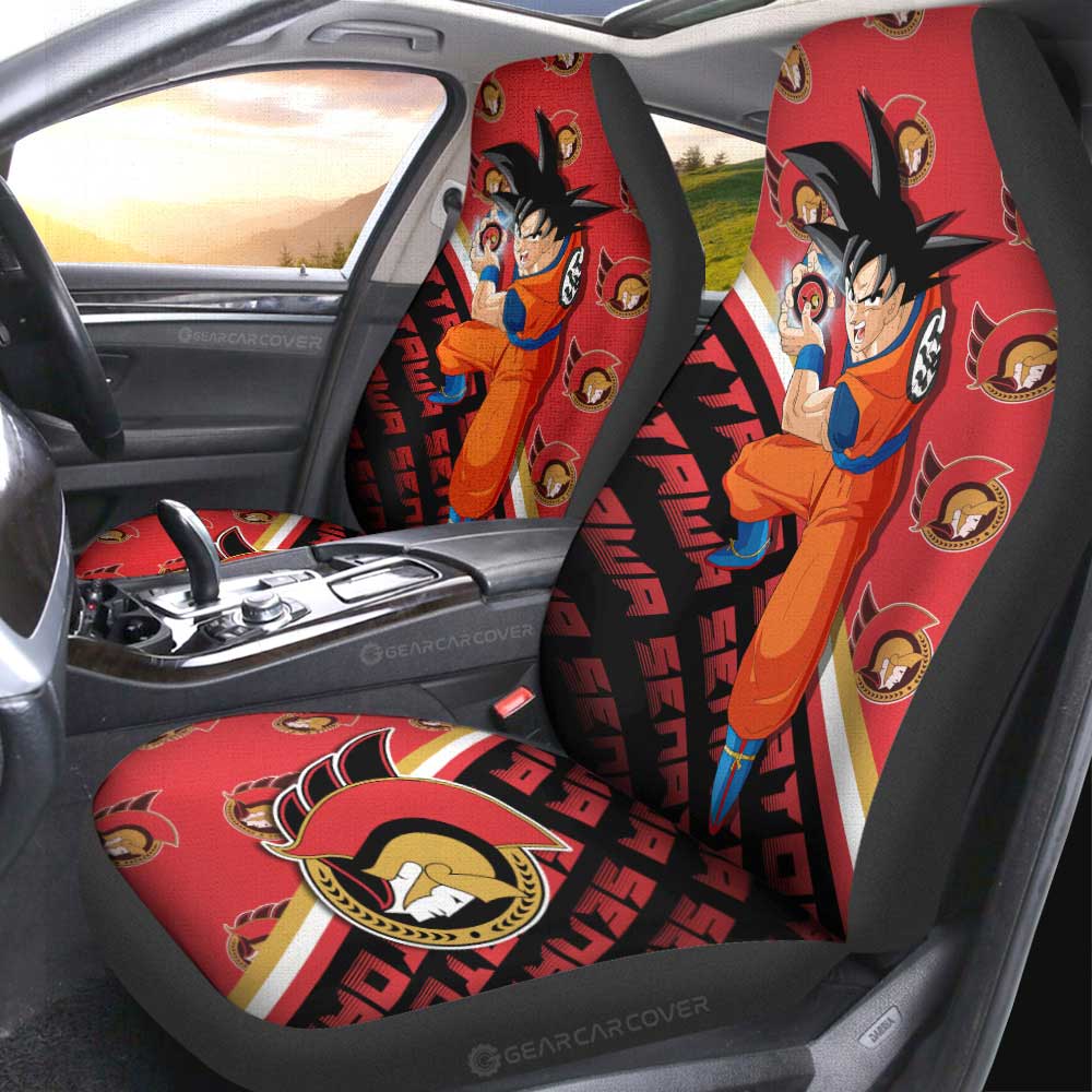 Ottawa Senators Car Seat Covers Goku Car Decorations For Fans