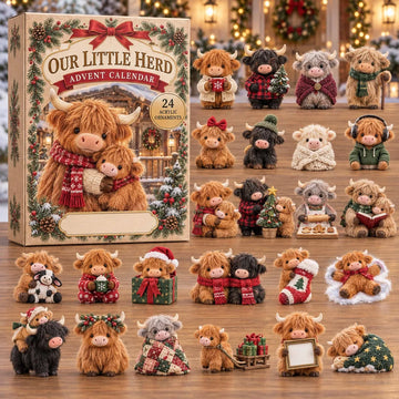 Our Little Herd Advent Calendar 2026 - 24-Day Countdown, Acrylic Charms