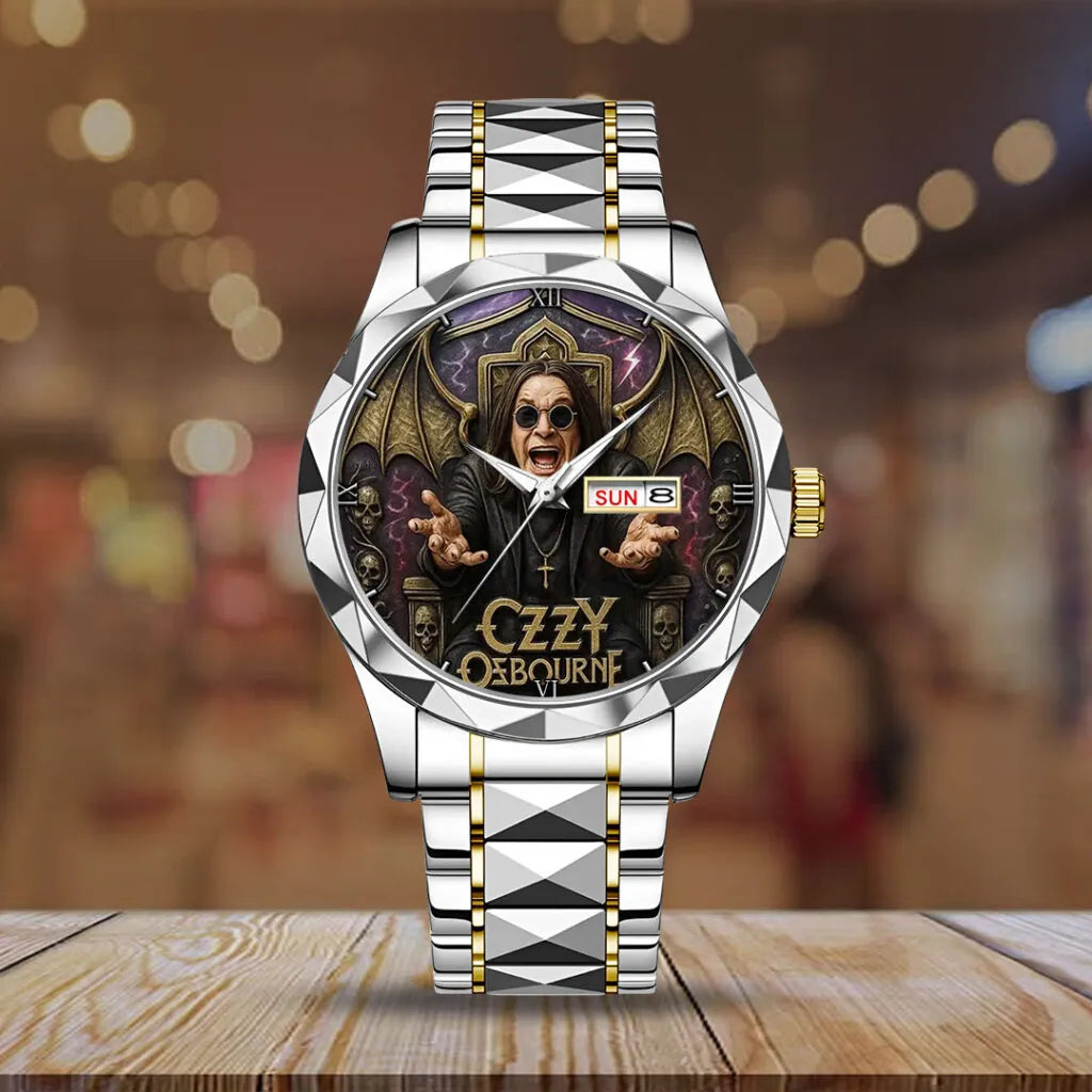 Ozzy Osbourne Alloy Luxury Quartz Watch – GNE4493