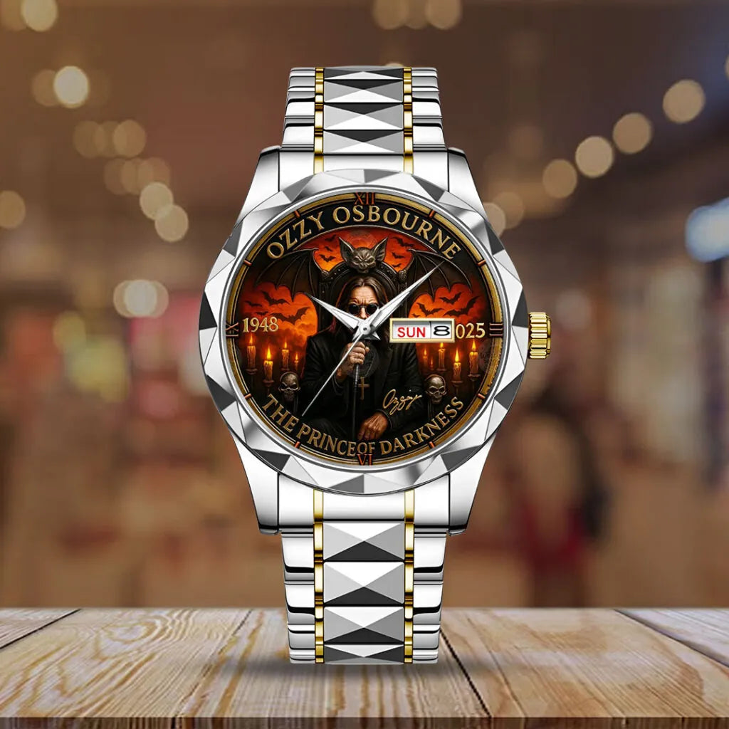 Ozzy Osbourne Alloy Luxury Quartz Watch – GNE4494