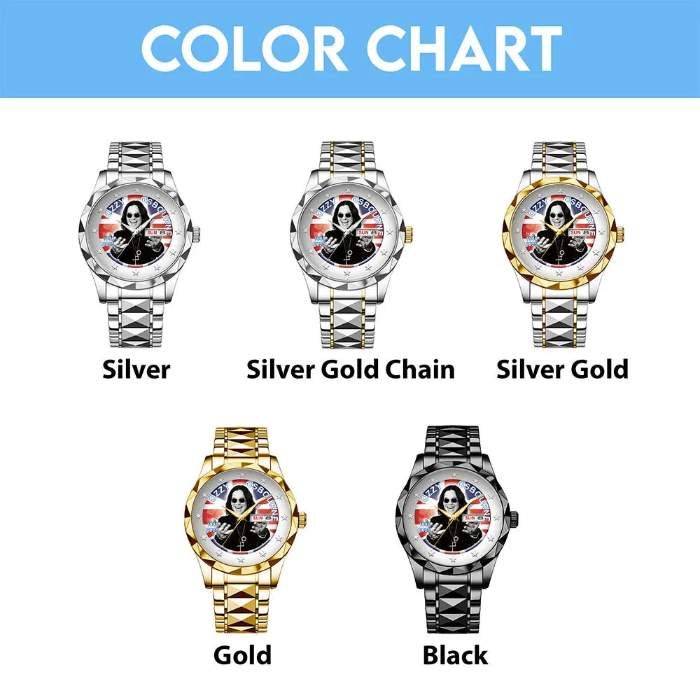 Ozzy Osbourne Alloy Luxury Quartz Watch – MAITM 12438