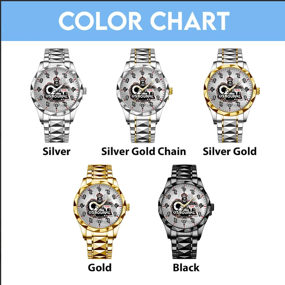 Ozzy Osbourne Alloy Luxury Quartz Watch – TANTN 14703