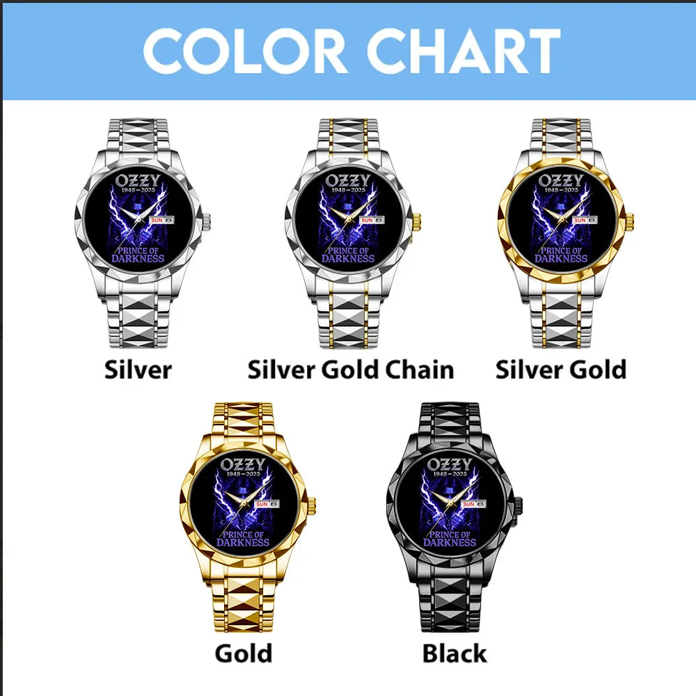 Ozzy Osbourne Alloy Luxury Quartz Watch – TANTN15391