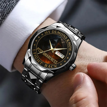 PTSD Awareness Veterans Alloy Luxury Quartz Watch – TANTN15628