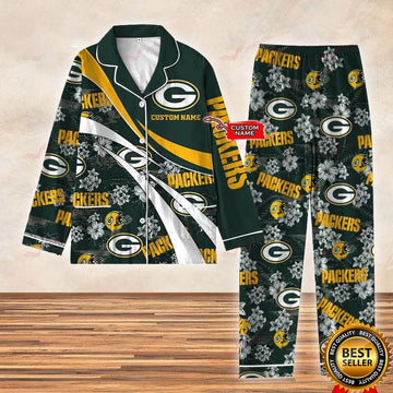 Packers Football Christmas Pajamas, Packers Football Pajamas, GreenBay Football Pajamas, GreenBay American Football Fan