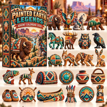 Painted Earth Legends Advent Calendar 2026 - 24-Day Countdown, Acrylic Charms