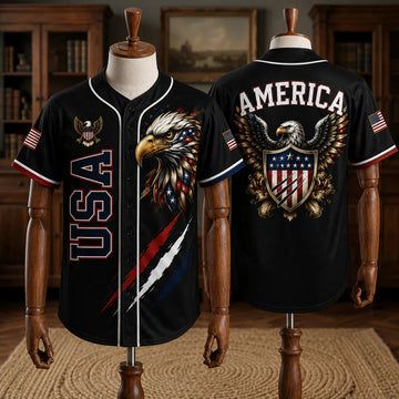 Patriotic Statue of Liberty 1776–2026 - USA 250th Anniversary Baseball Jersey Unisex Shirt-2