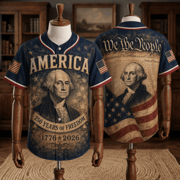 Patriotic Statue of Liberty 1776–2026 – USA 250th Anniversary Baseball Jersey Unisex Shirt-10