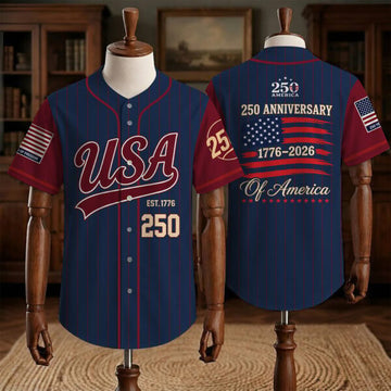Patriotic Statue of Liberty 1776–2026 – USA 250th Anniversary Baseball Jersey Unisex Shirt-6