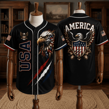 Patriotic Statue of Liberty 1776–2026 – USA 250th Anniversary Baseball Jersey Unisex Shirt-6