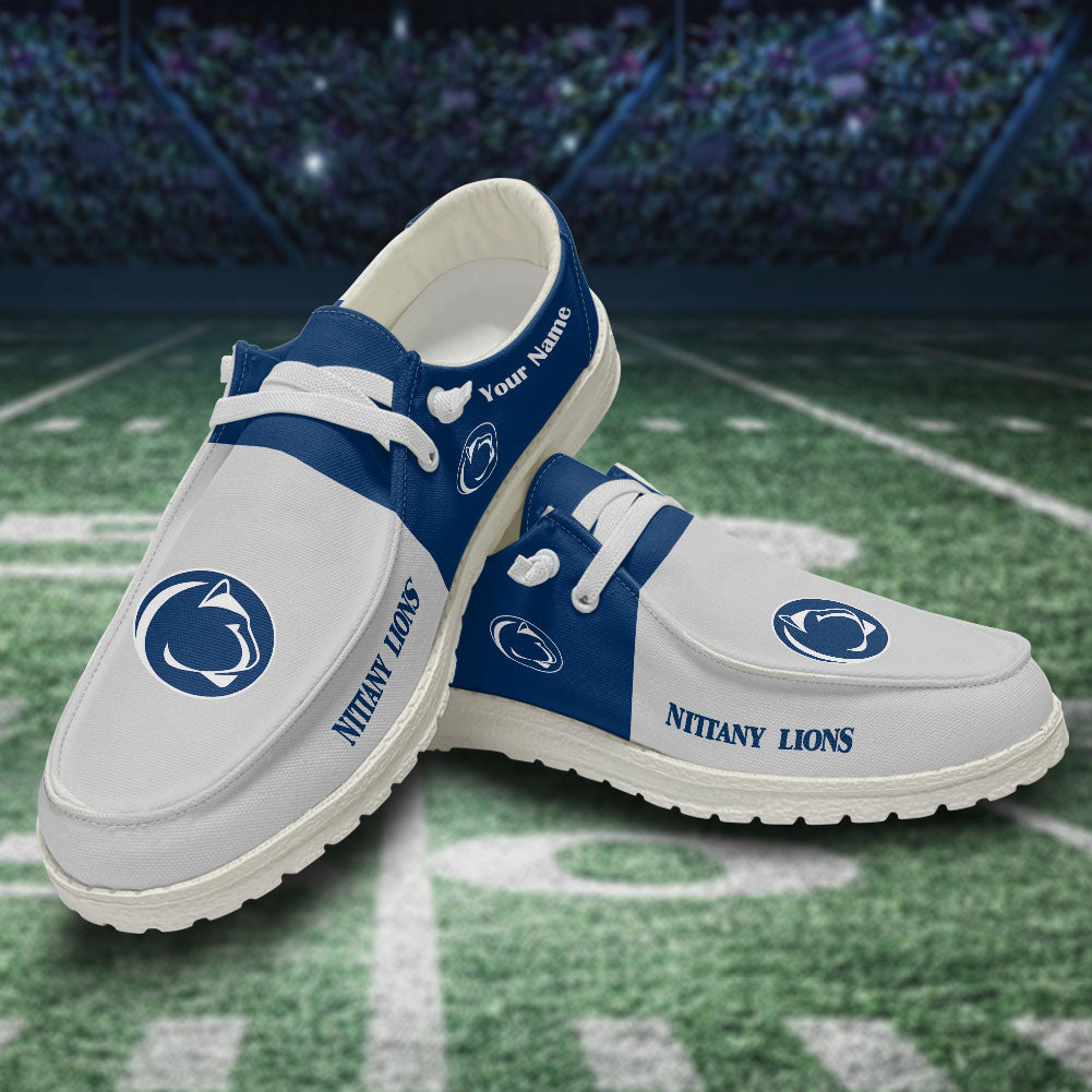 Penn State Nittany Lions Hey Dude Shoes, NCAA Shoes – Custom name - Ingenious Gifts Your Whole Fami