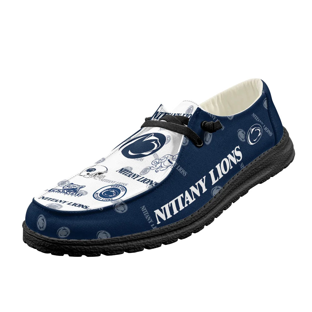 Penn State Nittany Lions Loafers - Inspired By Hey Dude Shoes Style