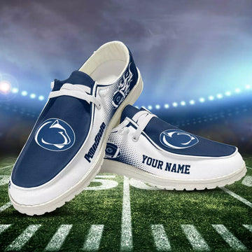 Penn State Nittany Lions NCAA Personalized Hey Dude Sports Shoes Custom Name Design Perfect Gift For Fans