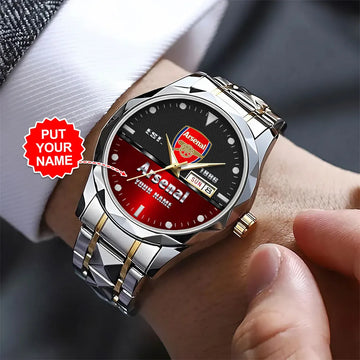 Personalized Arsenal FC Alloy Luxury Quartz Watch – TANTN15461