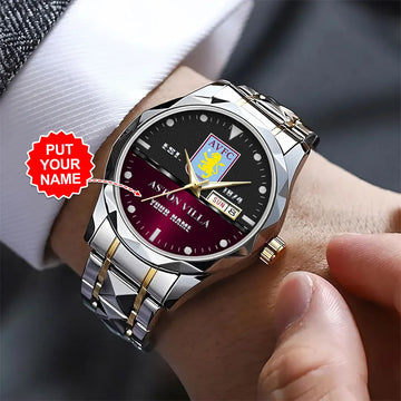 Personalized Aston Villa Alloy Luxury Quartz Watch – TANTN15474