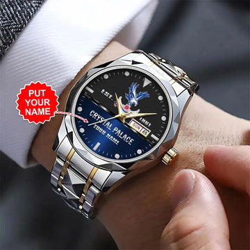 Personalized Crystal Palace FC Alloy Luxury Quartz Watch – TANTN15470