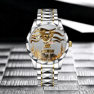 Personalized Deer Themed Initial Watch - Personalized Name And Initial - Gift For Deer Themed, Owners PS10023